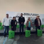 Entrega del Programa Mochilas Aspersoras Eléctricas fortalece al campo abasolense