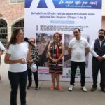 AVANZA MODERNIZACIÓN DE LA RED DE AGUA EN LA COLONIA LAS REYNAS